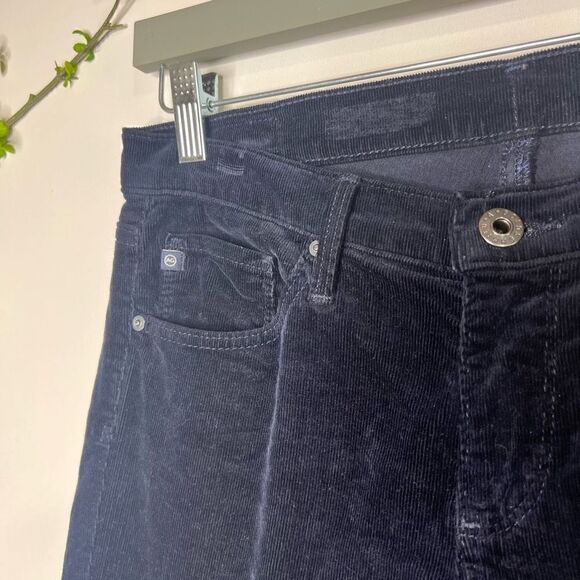 AG Adriano Goldschmeid Navy Blue Corduroys Pants Micro - Picture 2 of 8
